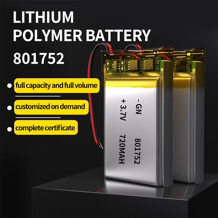 801752 polymer battery