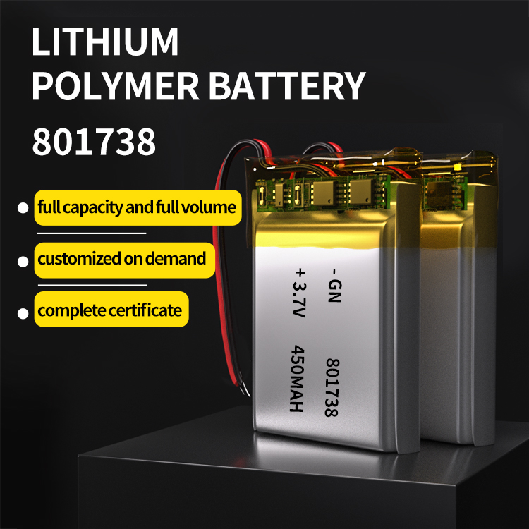 801738 polymer battery