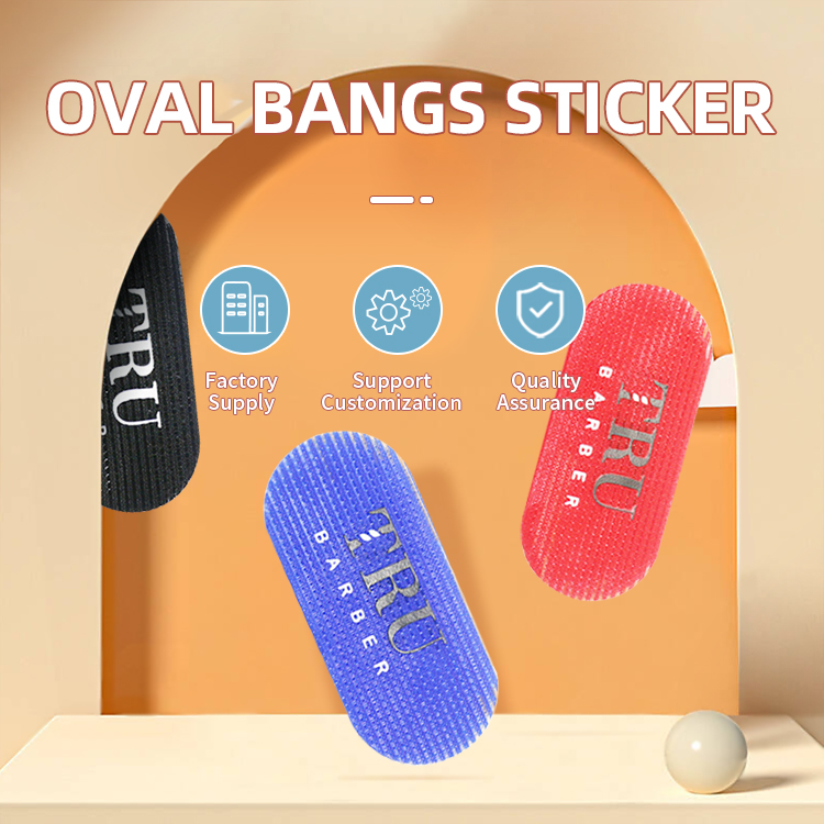 Oval bangs sticker